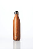 BBBYO Future Bottle + carry cover - stainless steel insulated bottle - 750 ml - Black leaf print