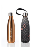 BBBYO Future Bottle + carry cover - stainless steel insulated bottle - 500 ml - Attica print