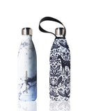 BBBYO Future Bottle + carry cover - stainless steel insulated bottle - 750 ml - Deer print