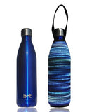 BBBYO Future Bottle + carry cover - stainless steel insulated bottle - 1000 ml - Electric print