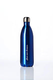 BBBYO Future Bottle + carry cover - stainless steel insulated bottle - 1000 ml - Blue Blaze print