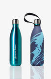 BBBYO Future Bottle + carry cover - stainless steel insulated bottle - 500 ml - Swash print