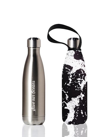 BBBYO Future Bottle + carry cover - stainless steel insulated bottle - 500 ml - Whitewater print