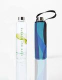 Glass is Greener + carry cover - 750 ml - Reed print