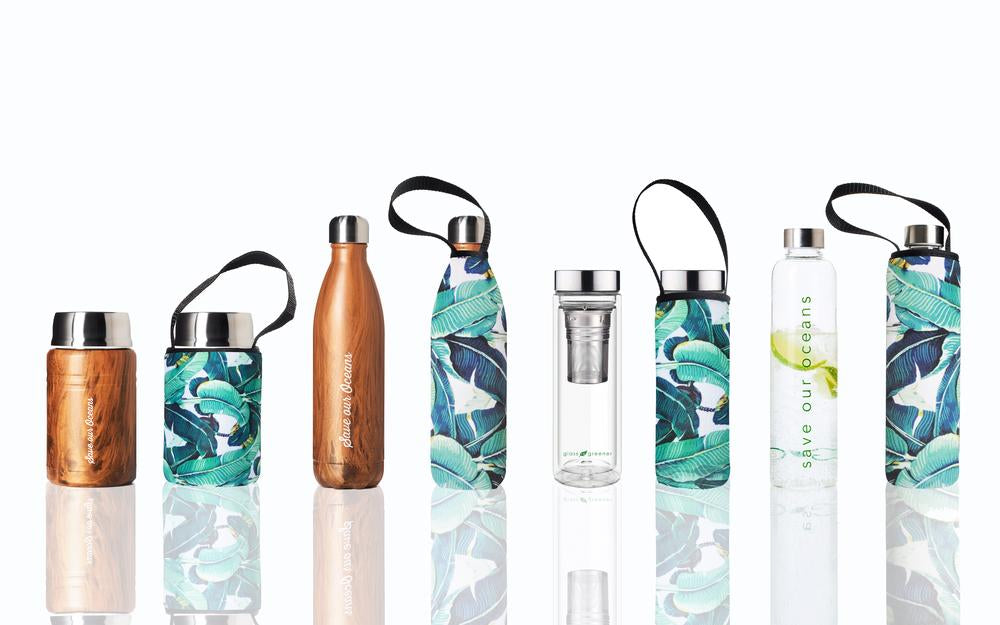 save our oceans, stainless steel drink bottle, insulated, eco